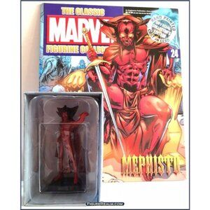 Eaglemoss 1:16 Classic Marvel Figurine w/Book: Mephisto #24‎